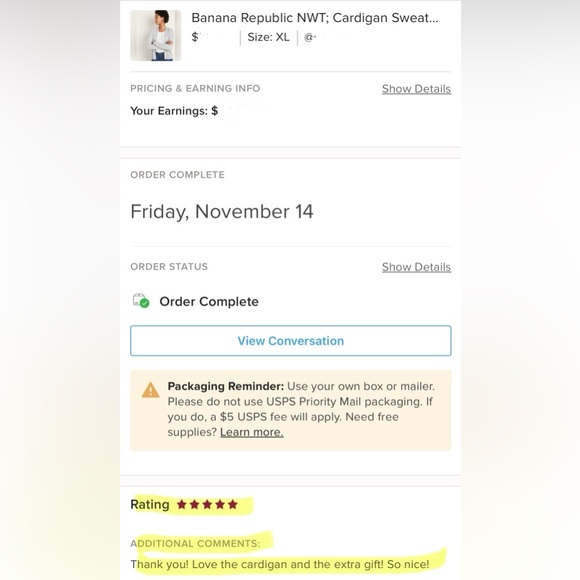 Banana Republic; NWT Cardigan Sweater. Rayon, Merino Wool, Nylon, Cashmere; XL - Picture 15 of 15